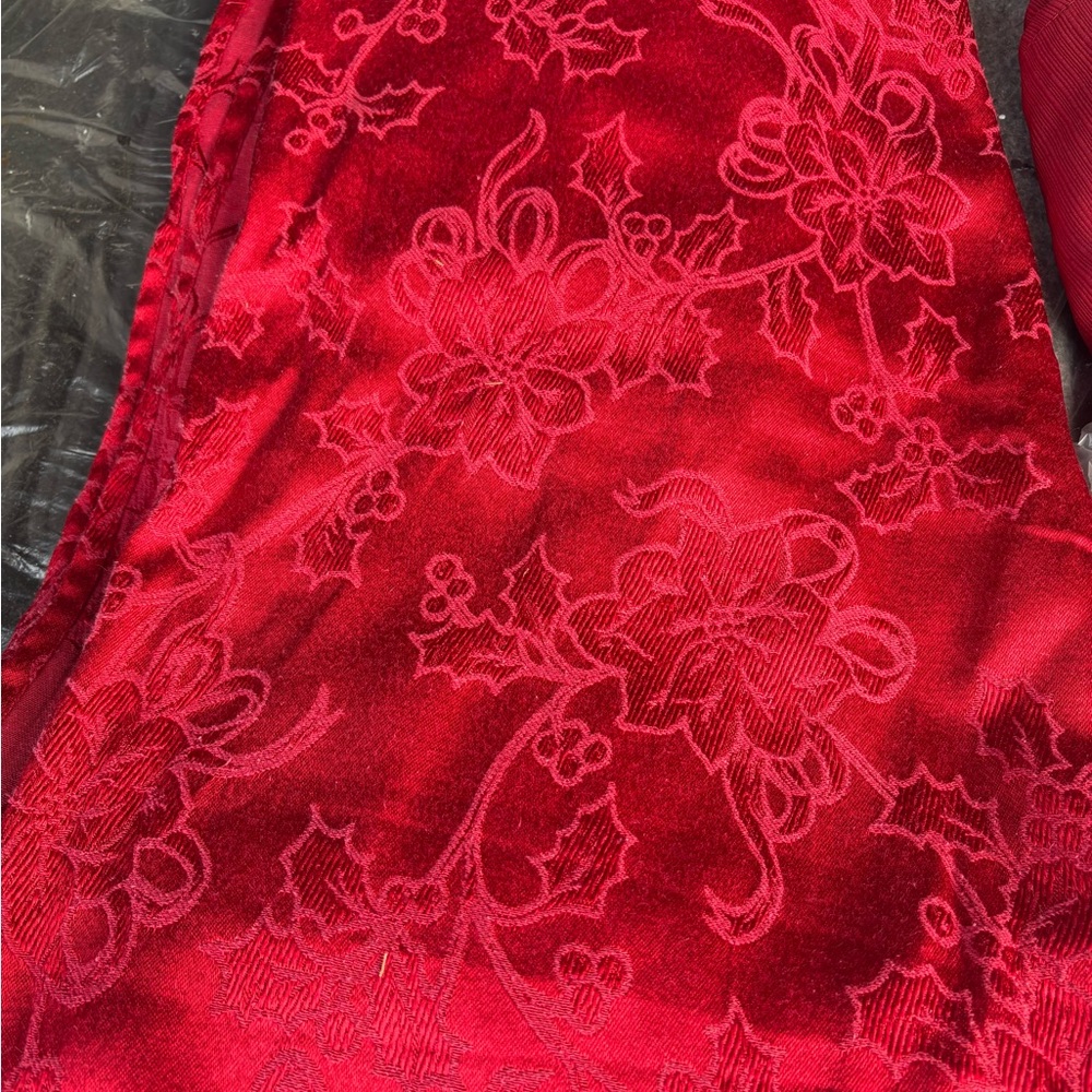 Source Unknown Red Dining Table Linens - Picture 2 of 2